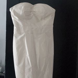 BR off white/cream silk dress
